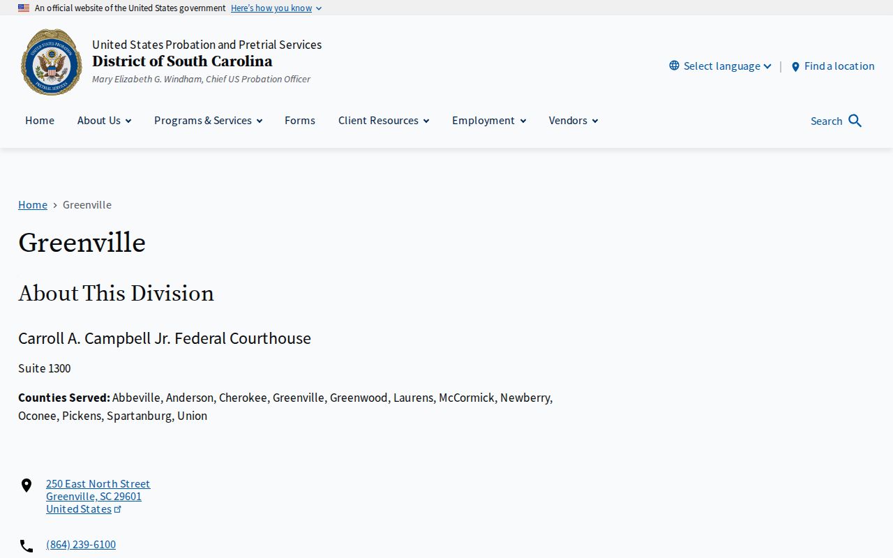Oconee County arrest warrant records reference showing the federal office serving the county